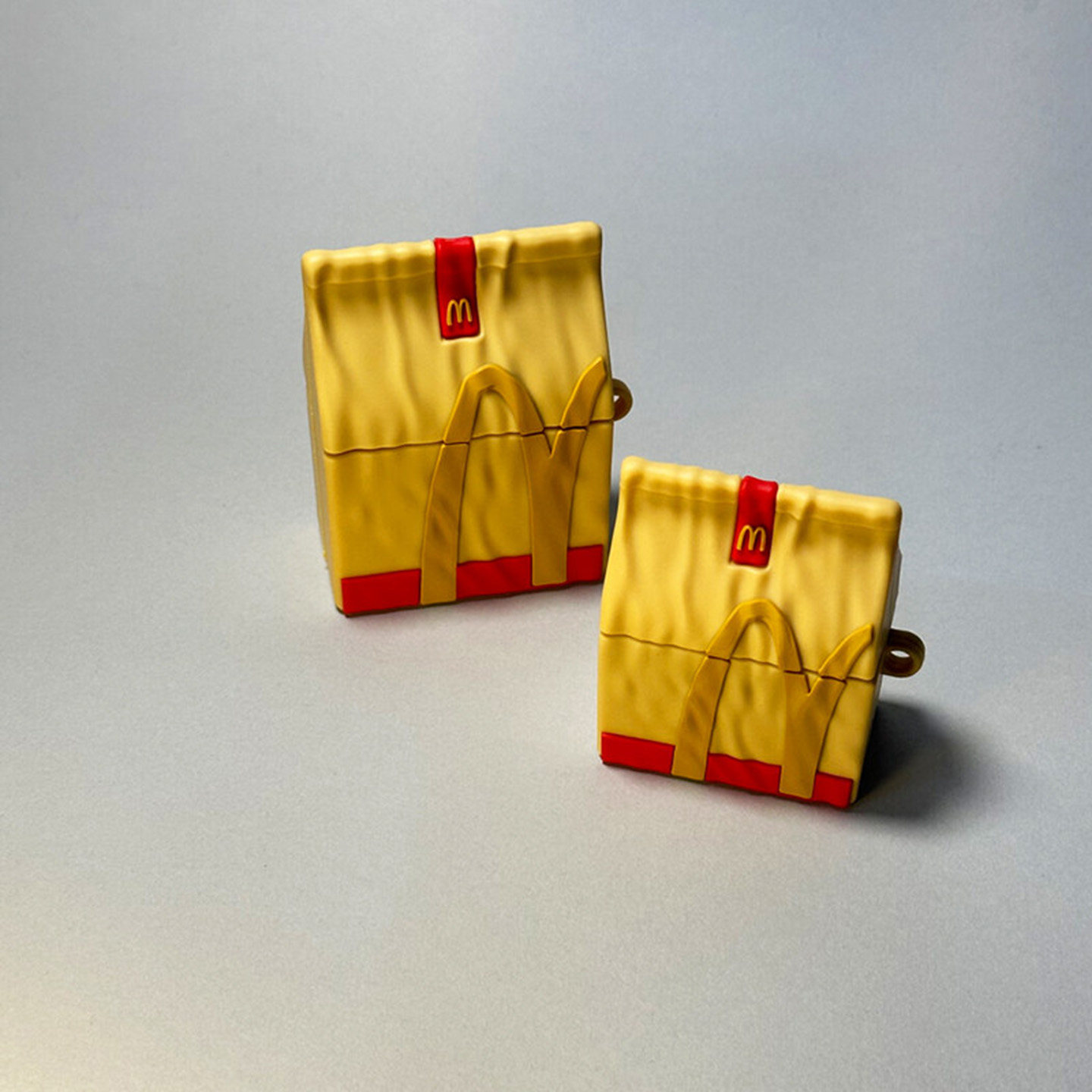 创意m记打包袋适用airpods4保护壳airpodspro3保护套pro2苹果蓝牙耳机套盒4四代aipods高级感airpods软壳4潮