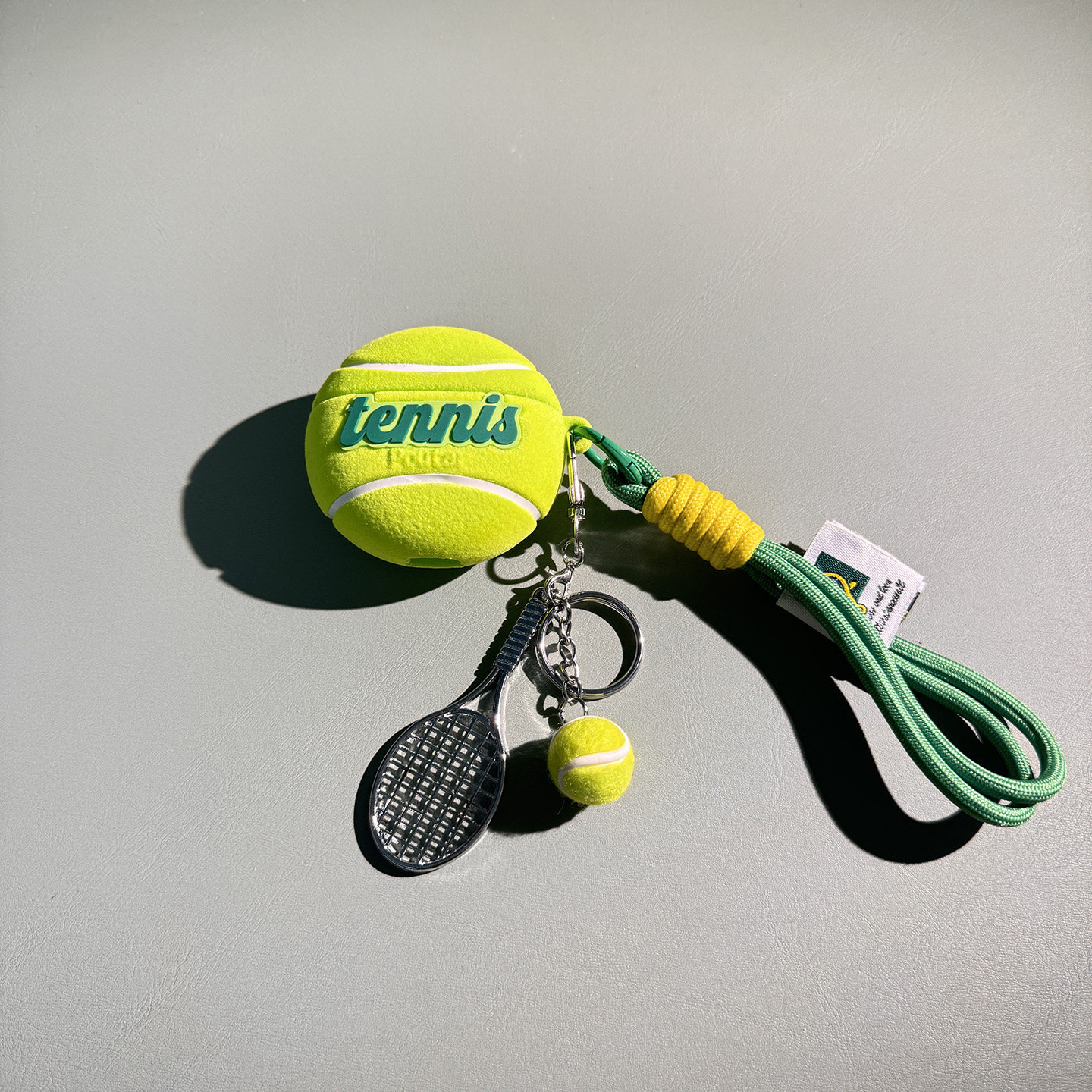 创意植绒网球耳机保护套适用airpodspro3保护套airpods4壳pro2苹果蓝牙耳机套盒四代毛绒aipods软壳pro3三代