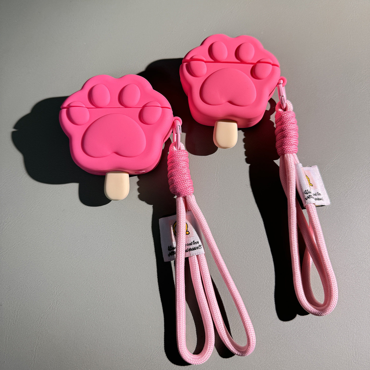 创意红色爪爪冰棍适用airpods4保护套airpodspro3保护壳2苹果蓝牙耳机套盒aipods三四代airpod硅胶Pro3软pro2