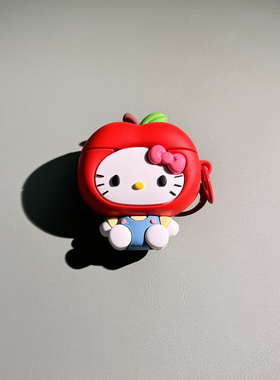 创意红苹果凯蒂猫适用于vivotws4保护套vivo蓝牙耳机套tws3e壳iqoo tws1 air2 pro硅胶tws3pro软tws2e可爱tw4