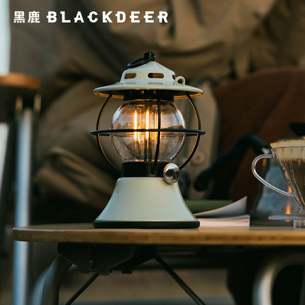 黑鹿BLACKDEER户外映月露营灯复古LED氛围装饰营地照明灯