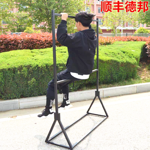 铁艺服装双层落地侧挂中岛架