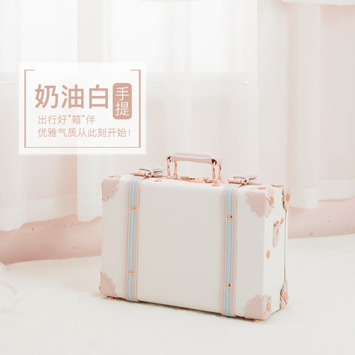 Saranface少量库存复古行李箱女
