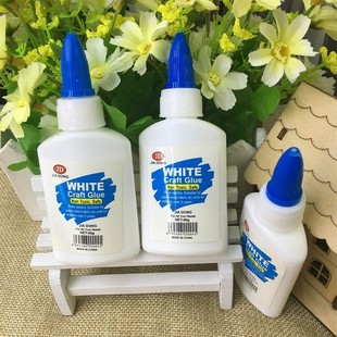 白乳胶高粘度儿童白胶diy丙烯颜料涂鸦彩绘led灯美术用品玩具aldf