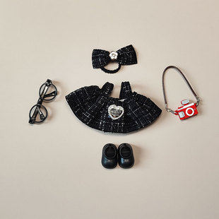 123代17cm拉布布娃衣高级感公主裙子小香风幸运忠诚平静玩偶衣服