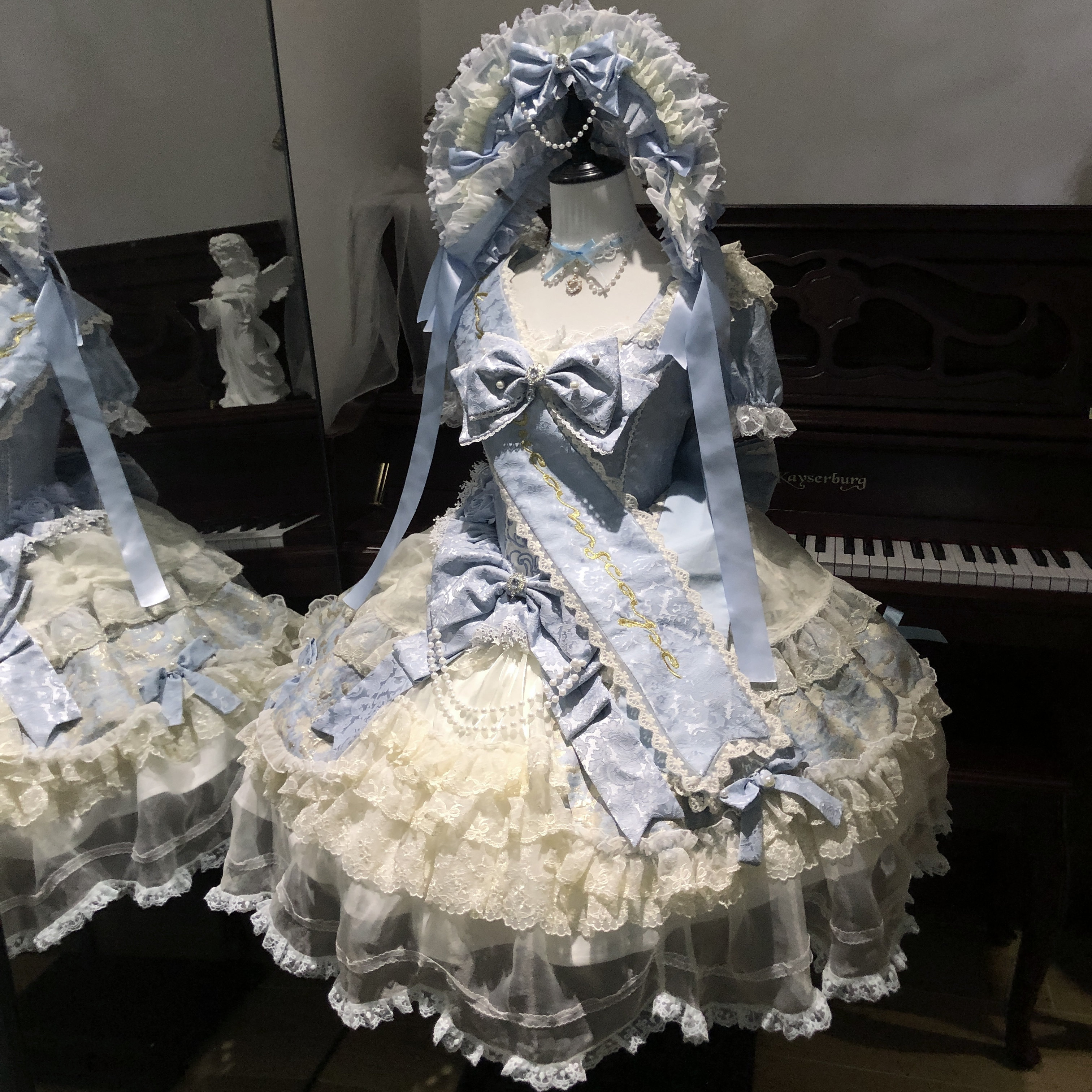 【尾款】克洛莉丝之吻-芙罗拉梦境 原创lolita重工洛丽塔连衣裙甜