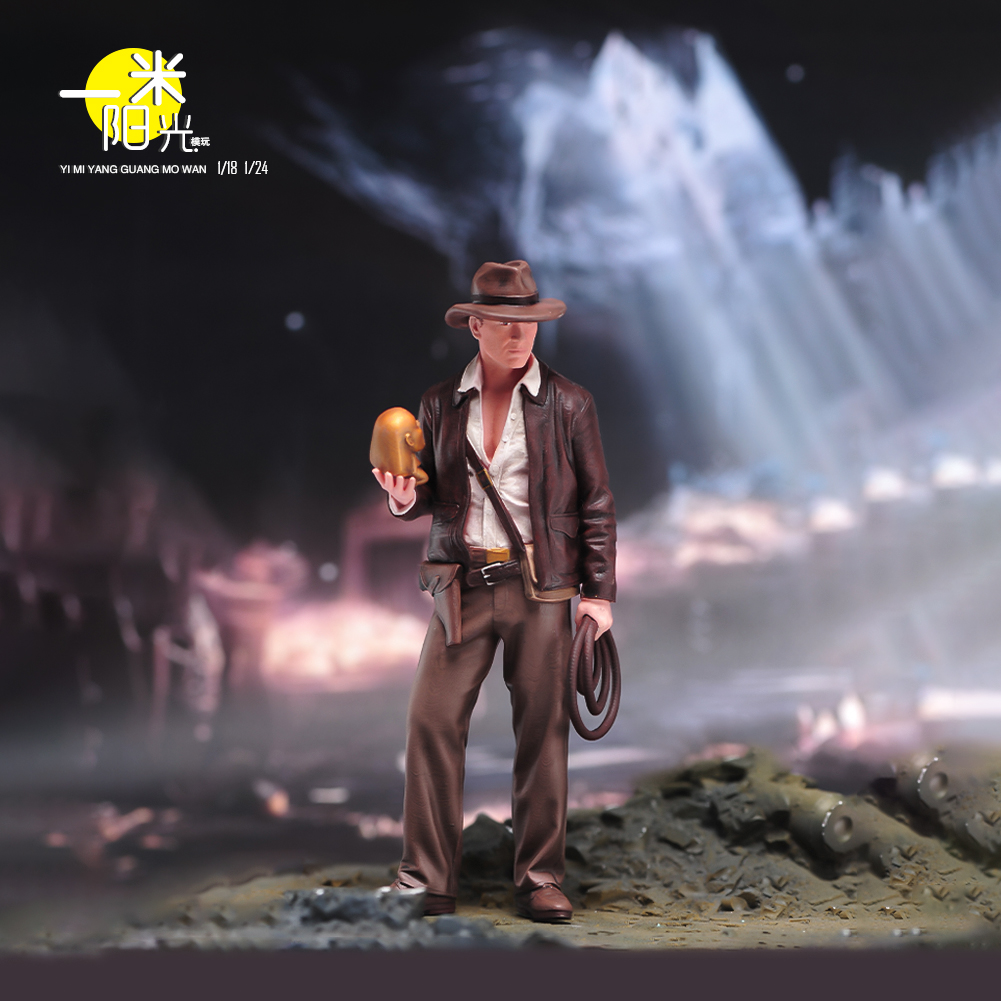 现货 1/87/64/43/24/18 印第安纳·琼斯涂装微缩模型手办场景人偶