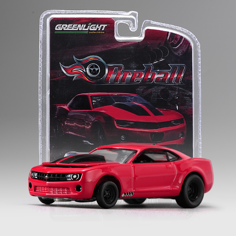 现货绿光 1/64  GreenLight 合金汽车模型 2010款雪佛兰科迈罗-火