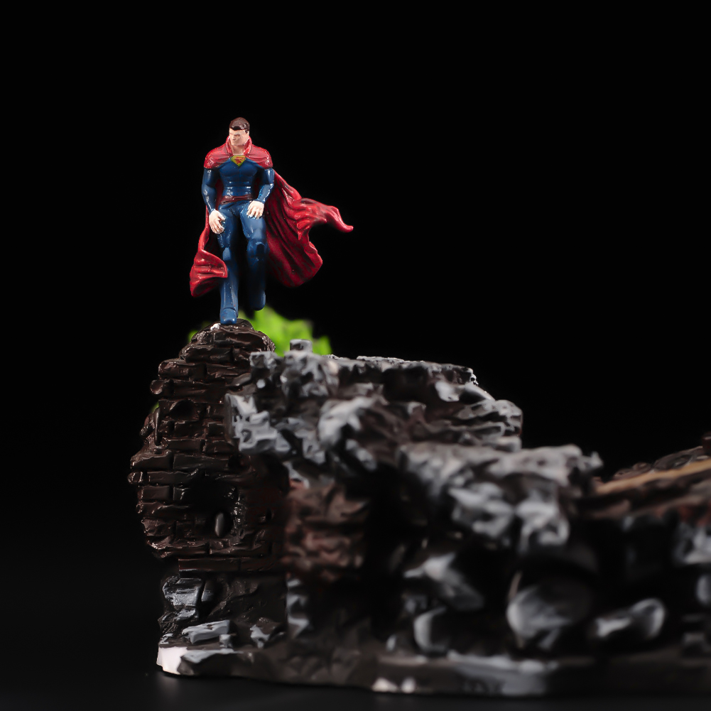 现货ANT 1/64 1/43 超级英雄 超人五官涂装微缩模型微影手办人偶