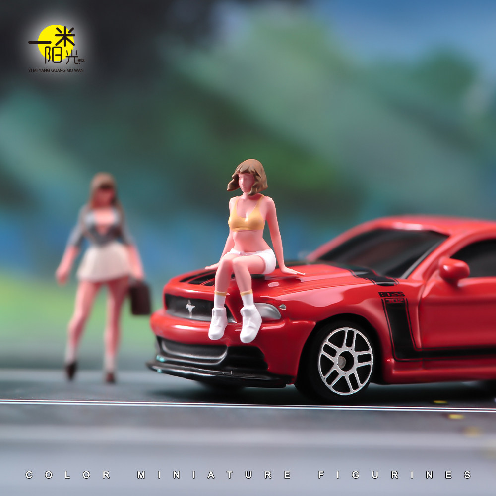 现货 1/64 短发坐姿女孩 微缩场景微拍摄影车模型手工涂装小人偶,模玩/动漫/周边/娃圈三坑/桌游,手办/手办景品,淘宝优惠券,粉丝福利购,淘宝优惠卷