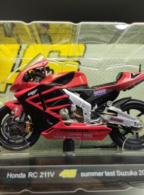 现货RV46 1/18 本田RC 211V 46 铃鹿赛 2001 冠军摩托车模型 合金
