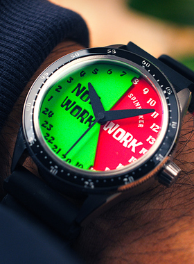 SPINNAKER三角帆海绵宝宝的腕表联名限量版机械表5142夜光防水