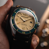 特价 SPINNAKER三角帆沙哈拉配色复古潜水自动机械表5055夜光防水