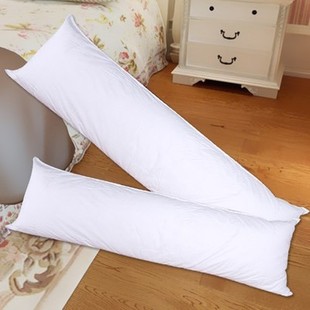 定制长枕芯双人1米1.2 1.5 1.8m枕头双人伴侣枕芯成人等身抱枕芯