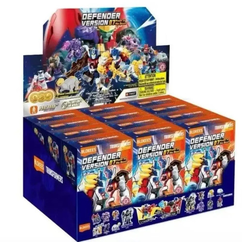 布鲁可星辰版第7弹变形金刚正版拼装积木人整盒指定款擎天柱