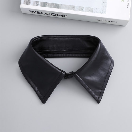 PU皮领子百搭时尚单独假领子