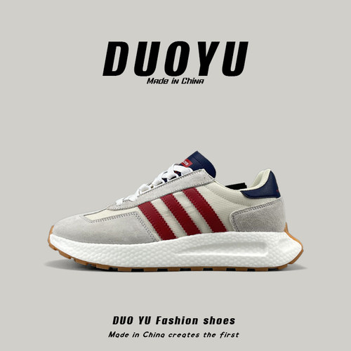 爆米花真皮透气休闲鞋运动鞋