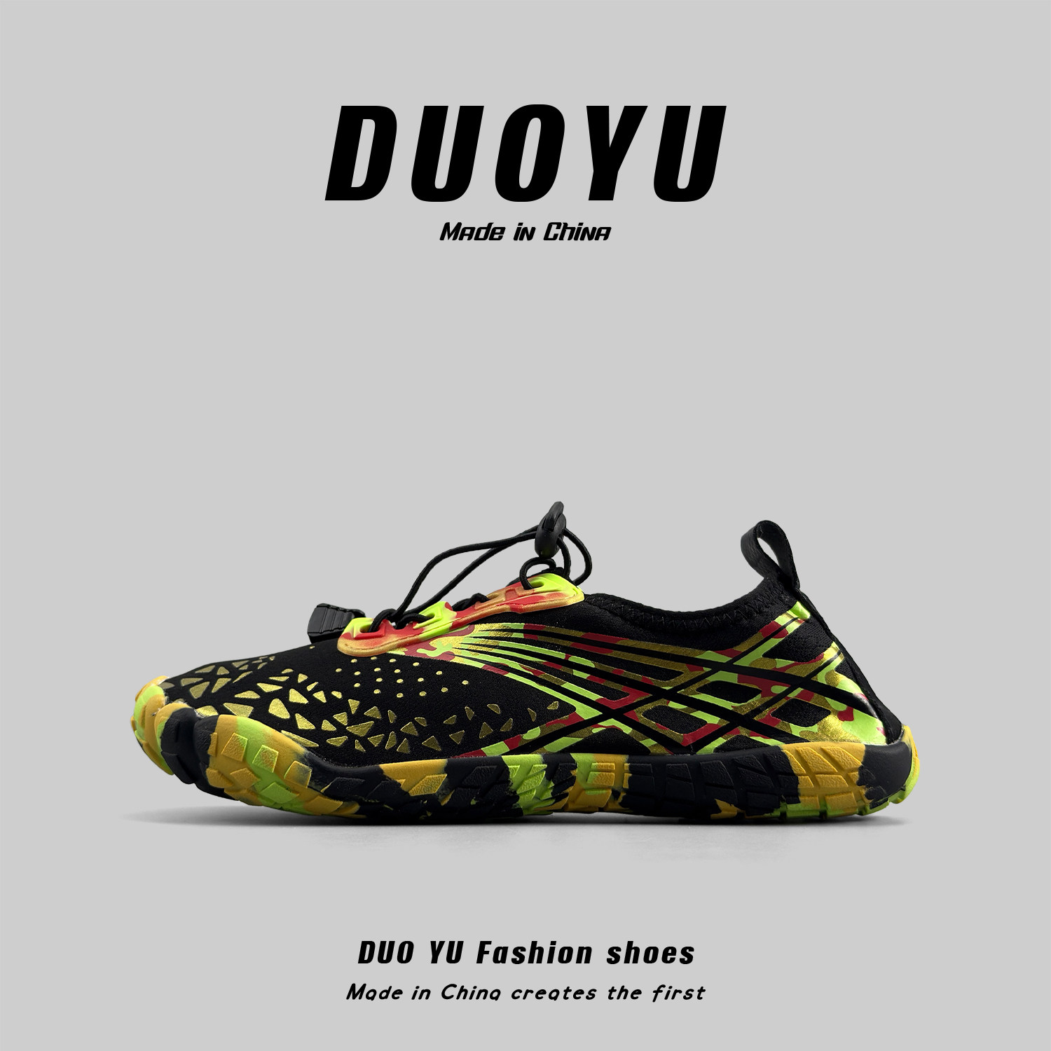 外贸男女户外溯溪鞋赤足游泳沙滩鞋室内健身网鞋举重深蹲训练鞋男