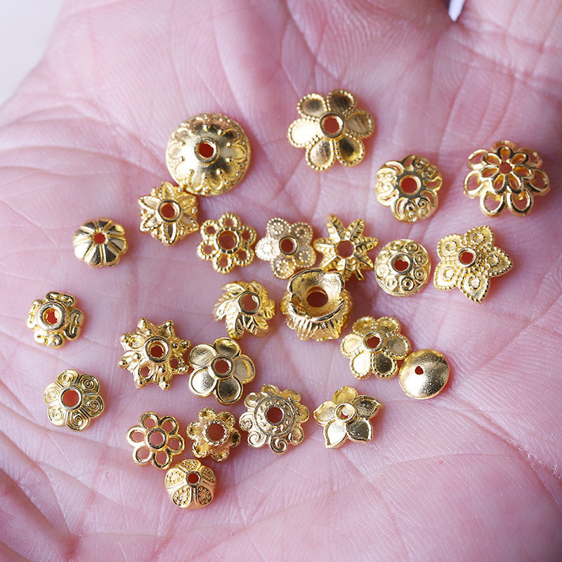 金色花托瑞晨饰品藏银图片