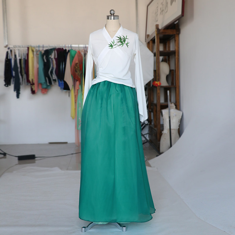 舞依艺库朝鲜舞蹈服装民间舞蹈服