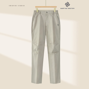 FIT风男松紧腰休闲裤 CLEAN 休闲裤 北欧简约定织质感弹力面料男士