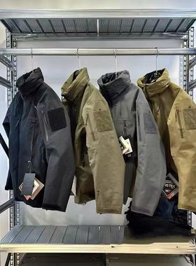 军鸟硬壳冲锋衣男女款LEAF ALPHA GEN2户外防水运动休闲外套夹克