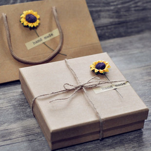 复古文艺皮带礼品盒CD盒礼物包装盒钱包盒天地盖手工盒口红礼物盒