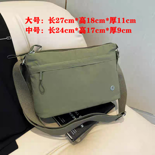 2025新款女士斜挎包牛津布小包包轻便休闲单肩帆布包简约斜跨百搭