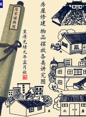 居家堪舆住宅基商铺风水布局物品摆放风水疑问随身速查家居装饰画