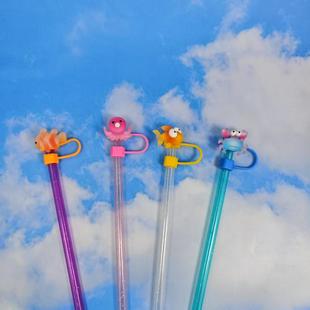 海洋生物系列吸管塞防尘帽适用于斯坦利30&40盎司卡通海洋