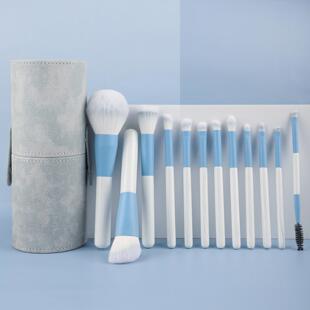 12支花漾晴空化妆刷套装初学者全套软毛散粉眼影刷美妆化妆工具