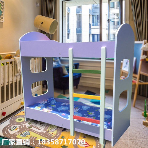 幼儿园专用床午休床双层床高低上下铺午睡床单人床儿童小床叠叠床
