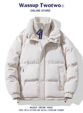 WASSUP TWO TWO加厚羽绒棉服男冬季防寒服2025新款棉衣棉袄外套男