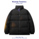 WASSUP 外套连帽情侣面包服 复古加厚保暖工装 TWO TWO羽绒服男冬季