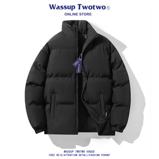 TWO 加厚冬季 TWO美式 短款 小棉袄轻薄棉衣外套 羽绒棉服男士 WASSUP