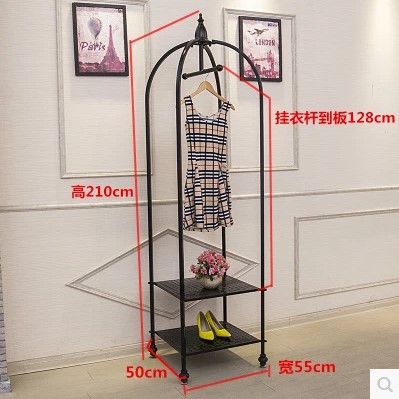 欧式铁艺服装架服装店橱窗展示架鸟笼置物架女装男装店货架正挂(用4.1元券)
