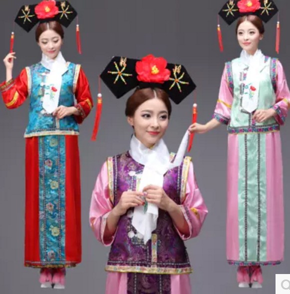 清朝还珠格格古代满族旗服包邮