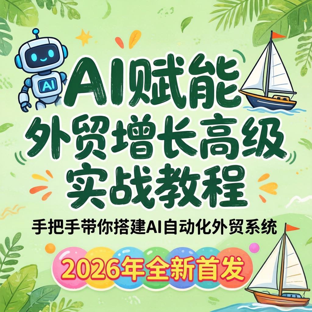 AI赋能外贸跨境电商高级实战教设计素材/源文件