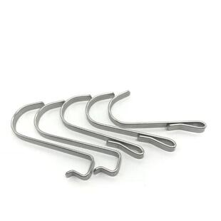 304不锈钢s型挂钩可移动卡方管挂钩家用卧室厨房钩子货架配件通用