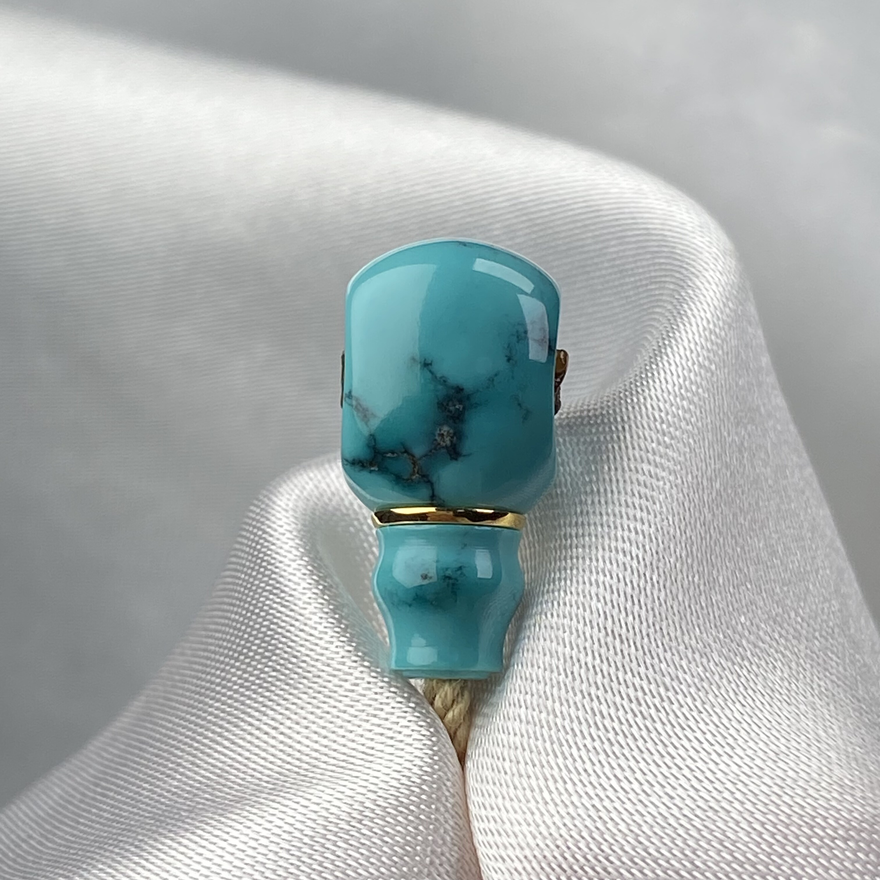 绿松石水草纹金腰带分体三通对孔8.6mm厚9长17.7佛头18k金圈佛头,饰品/流行首饰/时尚饰品新,DIY配件,淘宝优惠券,粉丝福利购,淘宝优惠卷