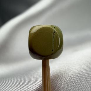 绿松石苹果绿六方对面6.5mm对楞8mm湖北原矿瓷釉级配珠