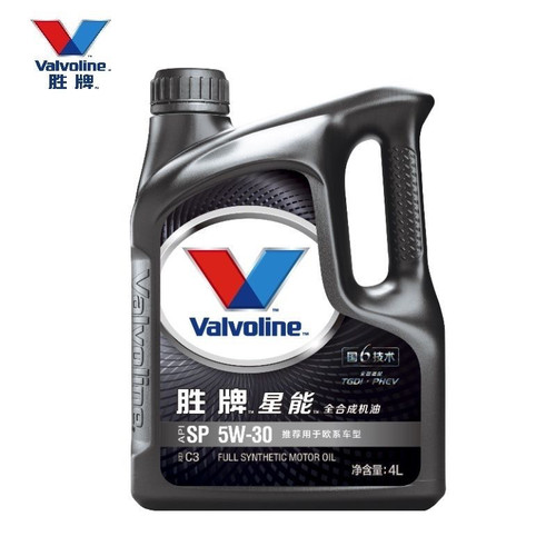 胜牌(Valvoline)星能 全合成机油 国6标准 合成技术5W-30 SP级 4L