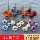 Реалистичные цветочные красные свадебные туфли, декоративные цветы, цвета шампанского