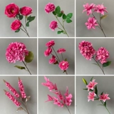 Свадебные розовые красные цветы симуляция цветочные фальшивые листья, листовый Hixton Wedding Hall Мягкая мебель