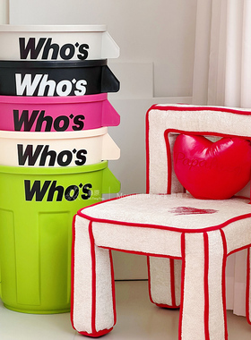 日本THOR同款储物收纳防潮桶咖啡豆植物花盆杂物圆形塑料垃圾桶