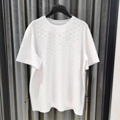 小灰兔代购2023夏新款白色圆领短袖T恤1300901-4S05061-001