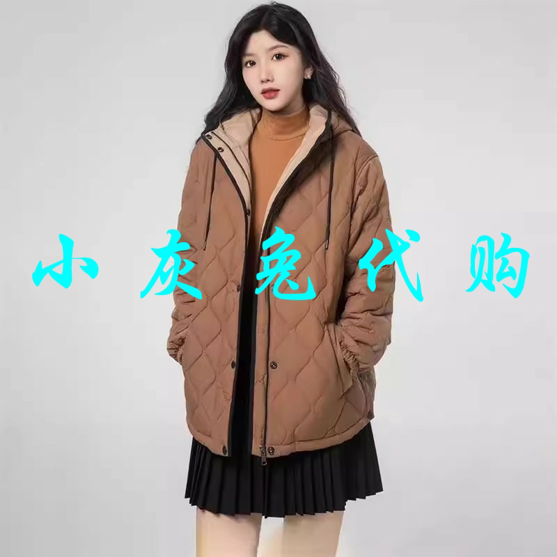 小灰兔代购冬连帽棉服保暖外套1400720-10387AA-