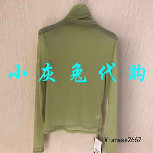 网纱高领打底T恤5300587 小灰兔正品 新款 001 代购 172169