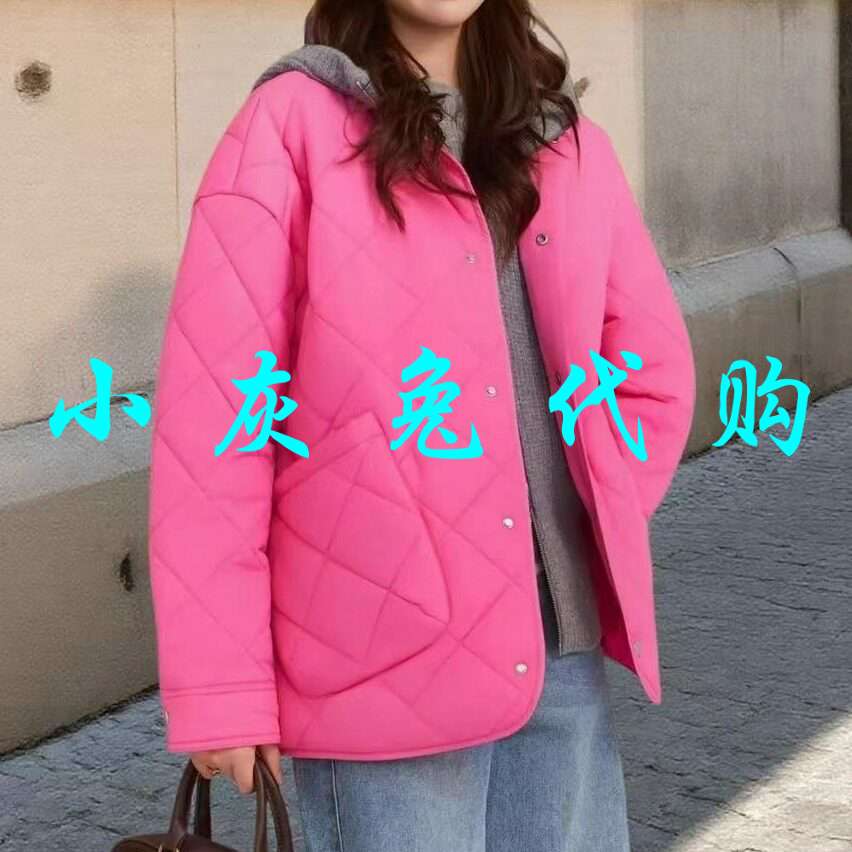 小灰兔正品2025冬新雪丽宽松保暖棉服外套女 5400730-1034055-001