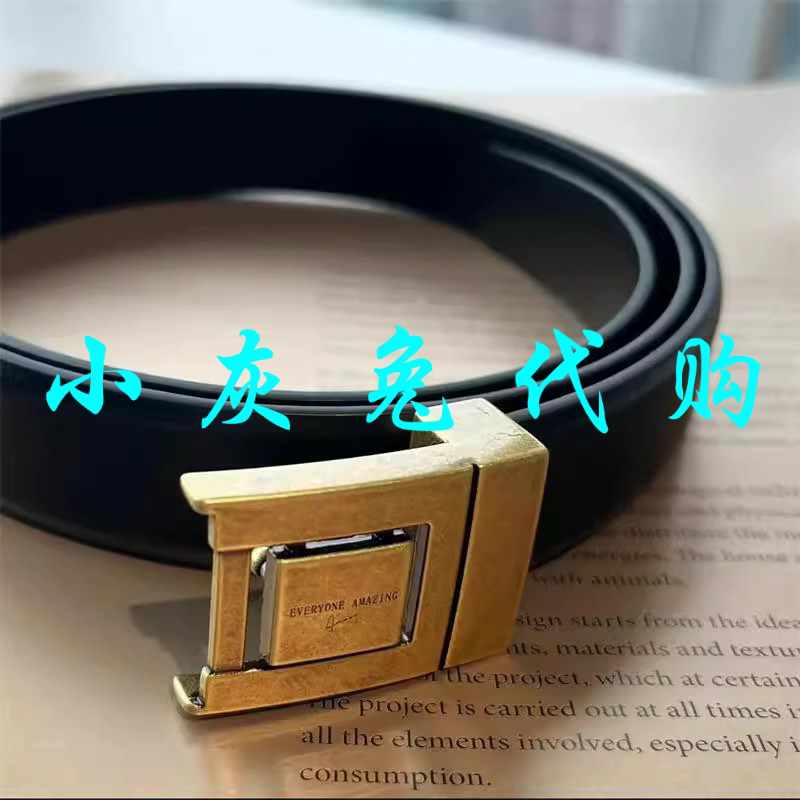 小灰兔代购2025新款正品皮带女真皮了不起系列时尚百搭裤腰带